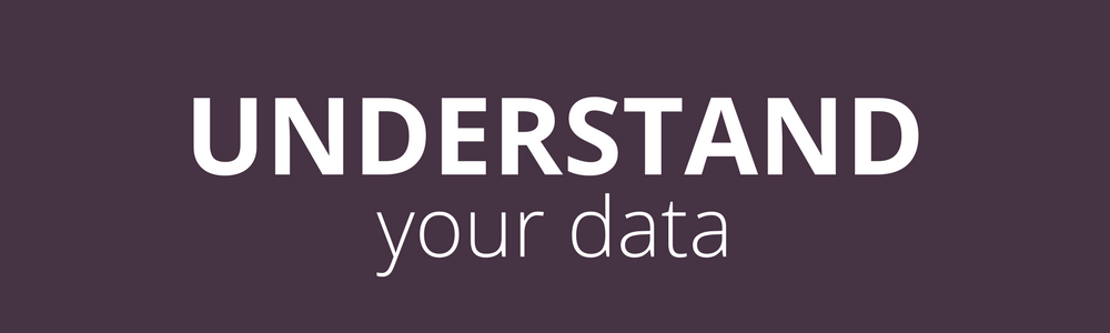 1. Understand your data
