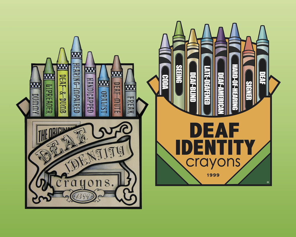 Deaf Identity crayons - Ann Silver