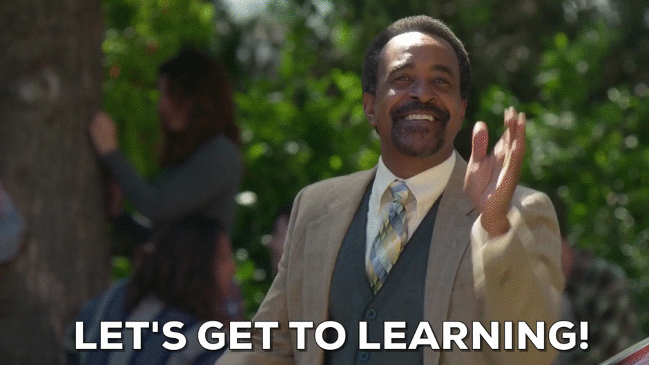 gif from Mean Girls 'let's get to learning!'