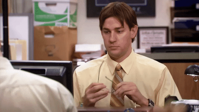 gif of Jim from The Office putting on glasses and saying 'that's better'