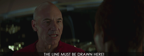 gif of a man saying 'the line must be drawn here'