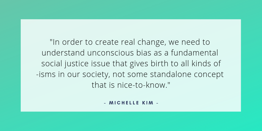 Michelle Kim bias quote