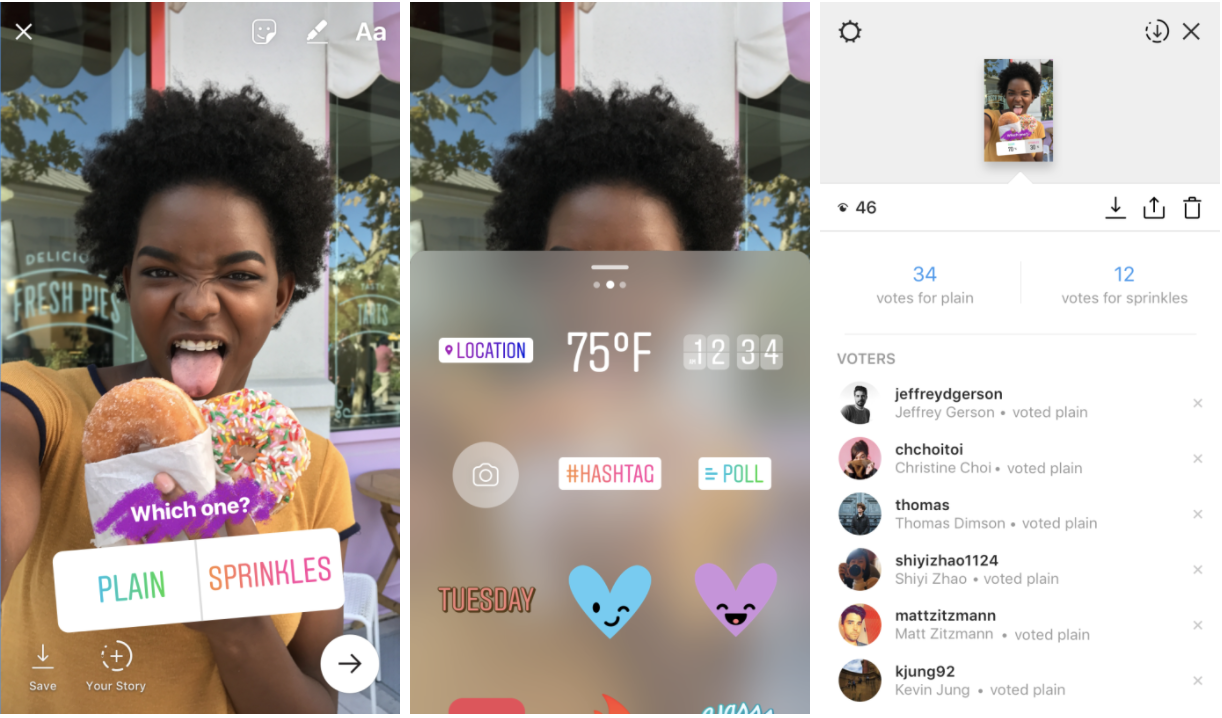 Instagram Stories Polling Feature