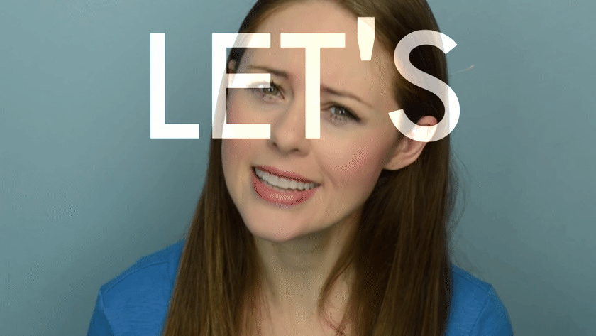 gif of a person saying 'let's review' to camera