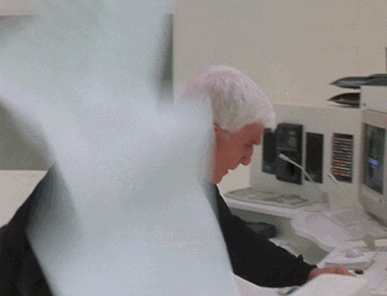 papers flying everywhere gif