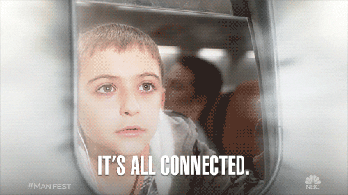'it's all connected' gif