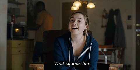 gif of a student saying 'that sounds fun'