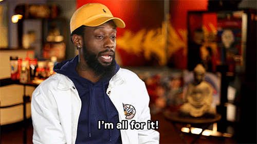 gif of a man saying 'I'm all for it'