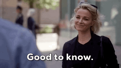 gif of a person saying 'good to know'