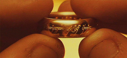 Lord of the Rings inscription 