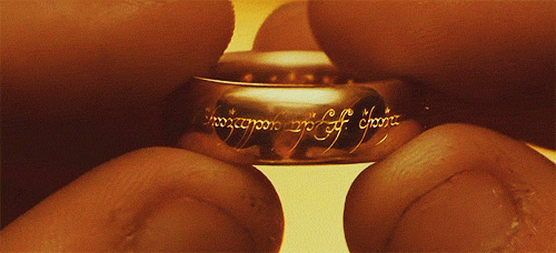 Lord of the Rings inscription