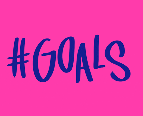 gif of the word goals
