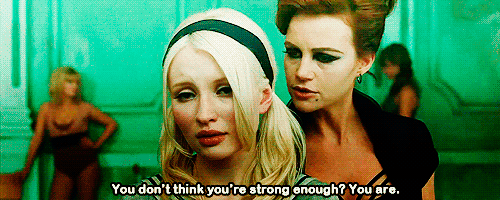 'you don't think you're strong enough? you are' gif