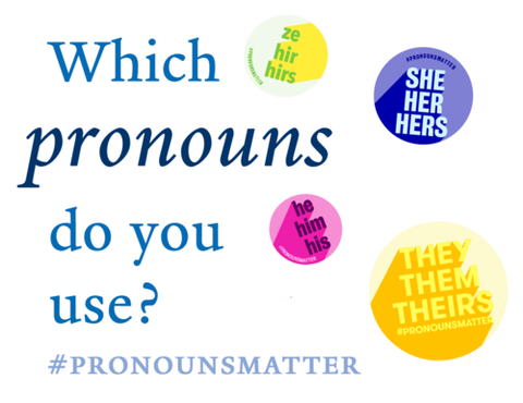 'what pronouns do you use? #pronounsmatter'
