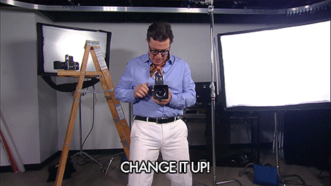 gif of Stephen Colbert saying 'change it up'