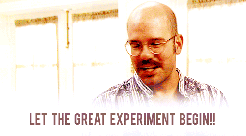 gif of Tobias Funke from Arrested Development saying 'let the great experiment begin!'