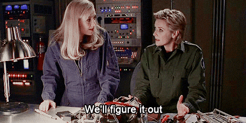 gif of two women saying 'we'll figure it out'