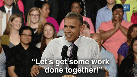 gif of President Obama saying 'let's get some work done together'